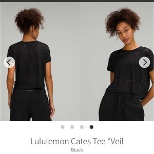 lululemon cates tee *veil sz 4